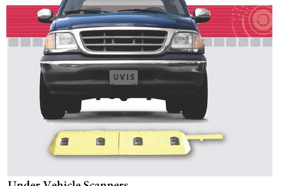 Under vehicle scanner security equipment
